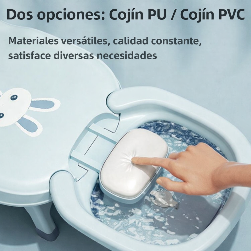 SILLA PLEGABLE PARA LAVAR EL CABELLO DE BEBES Y NIÑOS