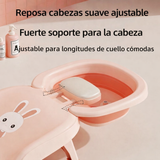 SILLA PLEGABLE PARA LAVAR EL CABELLO DE BEBES Y NIÑOS