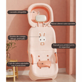 SILLA PLEGABLE PARA LAVAR EL CABELLO DE BEBES Y NIÑOS