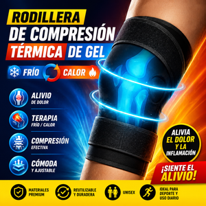 RODILLERA DE COMPRESIÓN TERMICA DE GEL FRIO CALOR