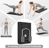 TABLA DE PILATES JANUA, REFORMER DE PILATES, MULTIUSOS, PLEGABLE, PARA EL HOGAR 5 EN 1, DESLIZANTE