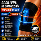 RODILLERA DE COMPRESIÓN TERMICA DE GEL FRIO CALOR