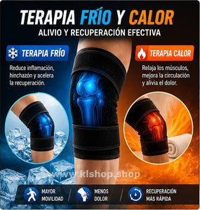 RODILLERA DE COMPRESIÓN TERMICA DE GEL FRIO CALOR