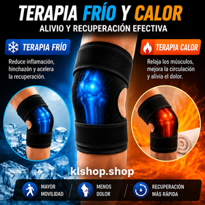 RODILLERA DE COMPRESIÓN TERMICA DE GEL FRIO CALOR